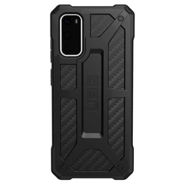 UAG Monarch Backcover Samsung Galaxy S20 - Carbon Fiber Black