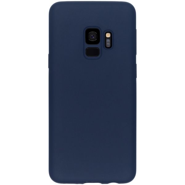 Accezz Liquid Silicone Backcover Samsung Galaxy S9 - Blauw