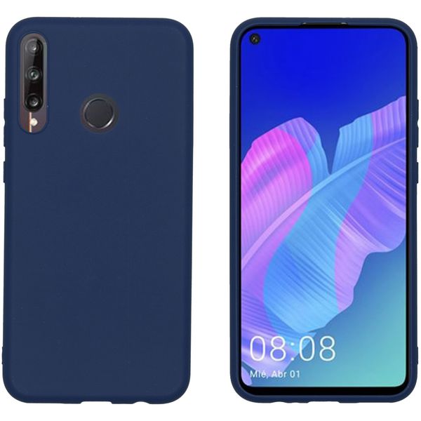 iMoshion Color Backcover Huawei P40 Lite E - Donkerblauw