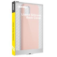 Accezz Liquid Silicone Backcover iPhone 12 (Pro) - Roze