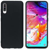 iMoshion Color Backcover Samsung Galaxy A70 - Zwart