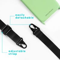 iMoshion Color Backcover met koord - Nylon Strap iPhone Xr - Groen