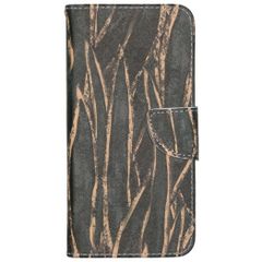 Design Softcase Bookcase Samsung Galaxy A31 - Wild Bladeren