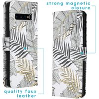 iMoshion Design Softcase Bookcase Galaxy S10 - Glamour Botanic