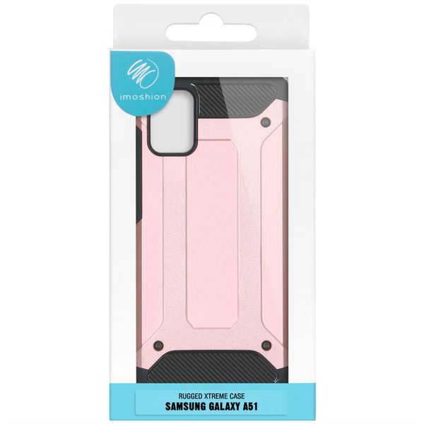 iMoshion Rugged Xtreme Backcover Samsung Galaxy A51 - Rosé Goud