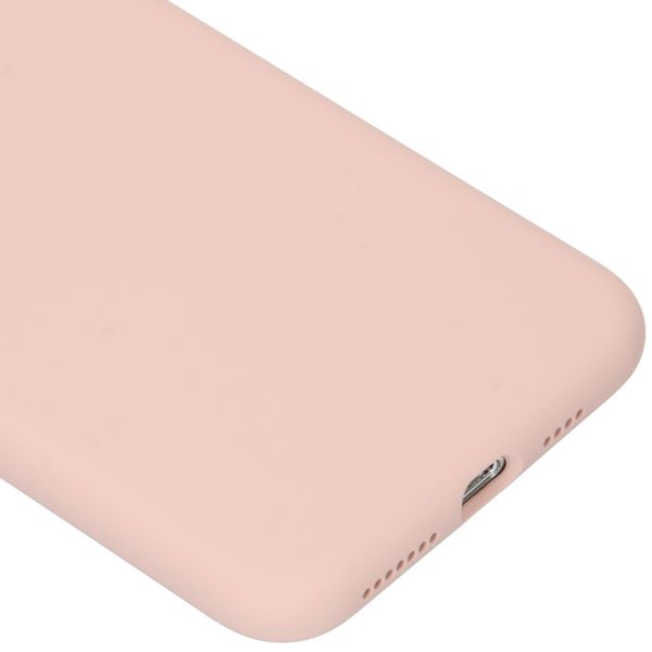 Accezz Liquid Silicone Backcover iPhone 11 Pro Max - Roze