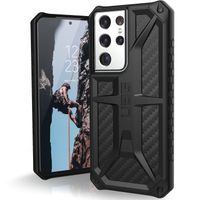 UAG Monarch Backcover Samsung Galaxy S21 Ultra - Carbon Fiber