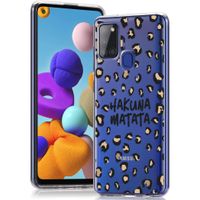 iMoshion Design hoesje Samsung Galaxy A21s - Luipaard - Bruin