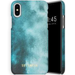 Selencia Maya Fashion Backcover iPhone Xs / X - Air Blue