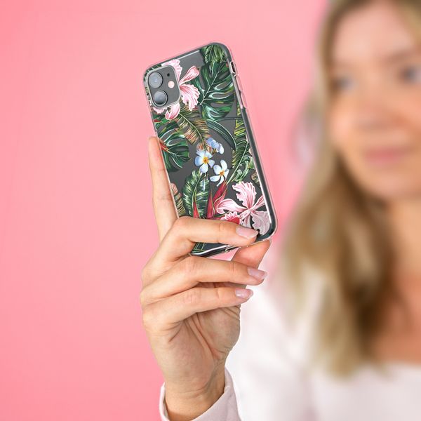 iMoshion Design hoesje iPhone 5 / 5s / SE - Jungle - Groen / Roze