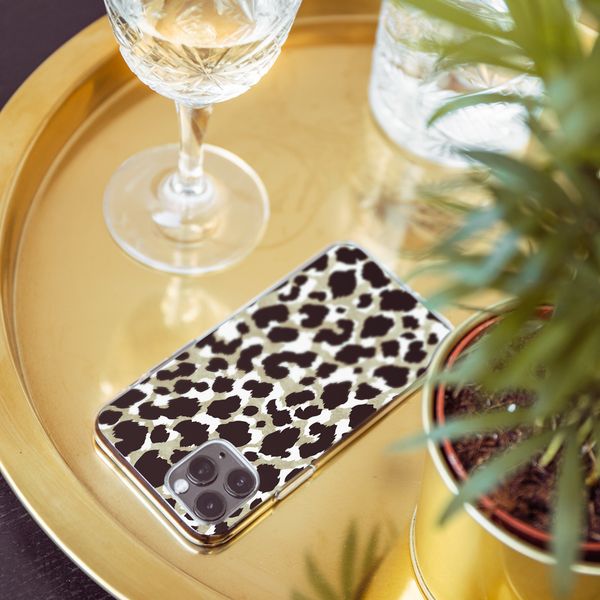 iMoshion Design hoesje iPhone 12 (Pro) - Luipaard / Zwart