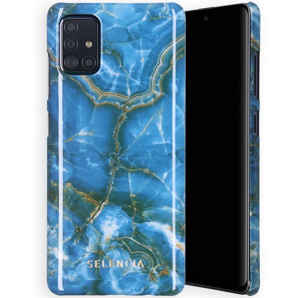 Selencia Maya Fashion Backcover Samsung Galaxy A71 - Onyx Blue