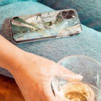 iMoshion Design hoesje iPhone 11 - Marmer - Gebroken Beige