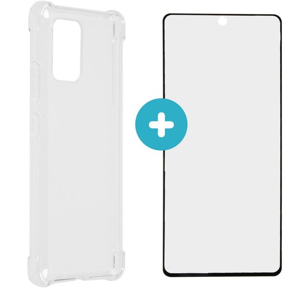 iMoshion Anti-Shock Backcover Premium Screenprotector Galaxy S10 Lite