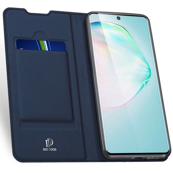 Dux Ducis Slim Softcase Bookcase Samsung Galaxy S10 Lite - Blauw