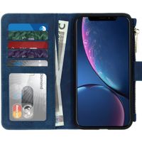 Luxe Portemonnee iPhone 11 - Donkerblauw