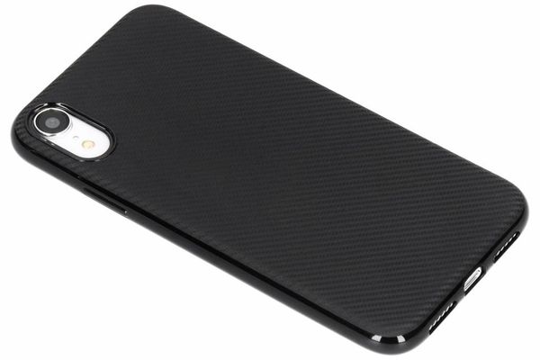 Carbon Softcase Backcover iPhone Xr