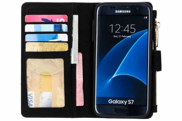 Ontwerp je eigen Samsung Galaxy S7 luxe portemonnee hoes