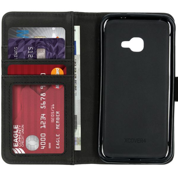 iMoshion Luxe Bookcase Samsung Galaxy Xcover 4 / 4S - Zwart