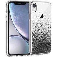 iMoshion Design hoesje iPhone Xr - Spetters - Zwart