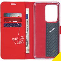 Accezz Wallet Softcase Bookcase Samsung Galaxy S20 Ultra - Rood