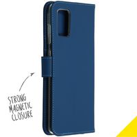 Accezz Wallet Softcase Bookcase Samsung Galaxy A71 - Blauw