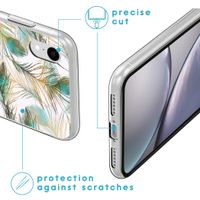 iMoshion Design hoesje iPhone Xr - Pauw / Groen