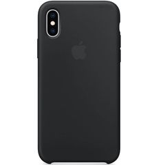 Apple Silicone Backcover iPhone Xs / X - Black