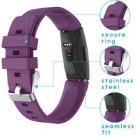 iMoshion Siliconen bandje Fitbit Inspire - Paars