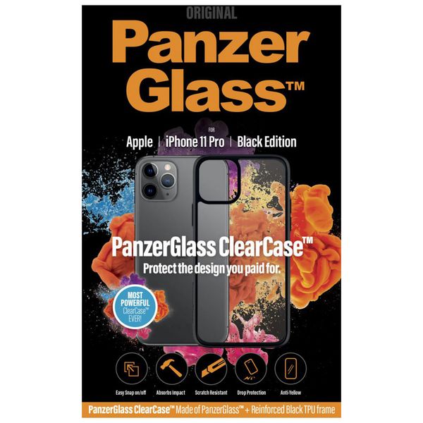 PanzerGlass ClearCase iPhone 11 Pro - Zwart