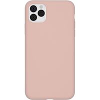 Accezz Liquid Silicone Backcover iPhone 11 Pro Max - Roze