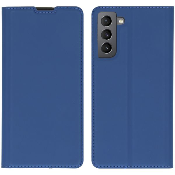 iMoshion Slim Folio Bookcase Samsung Galaxy S21 - Donkerblauw