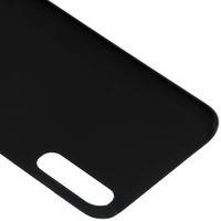 Effen Backcover Samsung Galaxy A70 - Zwart