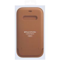 Apple Leather Sleeve MagSafe iPhone 12 Pro Max - Saddle Brown