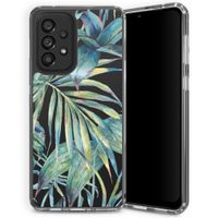 Selencia Fashion Extra Beschermende Backcover Samsung Galaxy A33 - Green Jungle Leaves