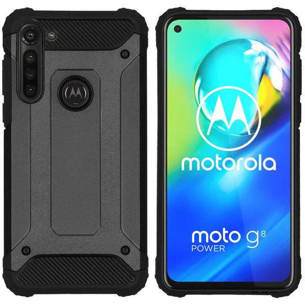 iMoshion Rugged Xtreme Backcover Motorola Moto G8 Power - Zwart