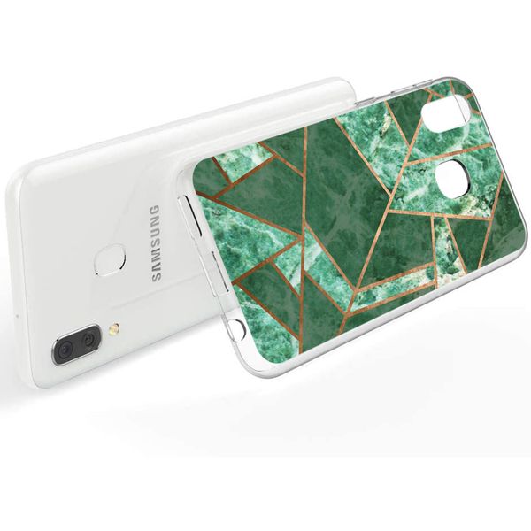 iMoshion Design hoesje Samsung Galaxy A20e - Grafisch Koper / Groen