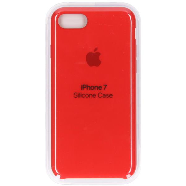 Apple Silicone Backcover iPhone SE (2022 / 2020) / 8 / 7 - Red