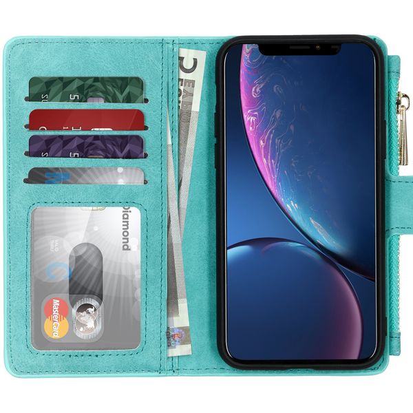 Luxe Portemonnee iPhone 11 Pro - Turquoise