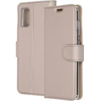 Accezz Wallet Softcase Bookcase Samsung Galaxy A41 - Goud