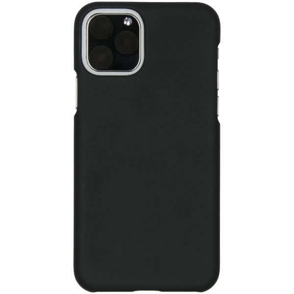 Effen Backcover iPhone 11 Pro - Zwart