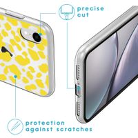 iMoshion Design hoesje iPhone Xr - Luipaard - Geel