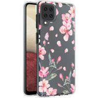 iMoshion Design hoesje Samsung Galaxy A12 - Bloem - Roze