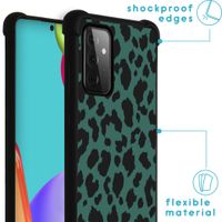 iMoshion Design hoesje met koord voor Samsung Galaxy A52(s) (5G/4G) - Luipaard - Groen