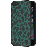 iMoshion Design hoesje iPhone 5 / 5s / SE - Luipaard - Groen / Zwart