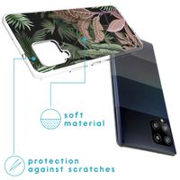 iMoshion Design hoesje Samsung Galaxy A42 - Jungle - Groen / Roze