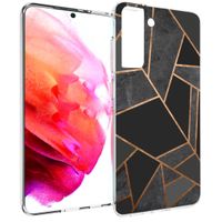 iMoshion Design hoesje Samsung Galaxy S21 FE - Grafisch Koper / Zwart