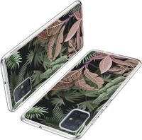 iMoshion Design hoesje Samsung Galaxy A71 - Jungle - Groen / Roze