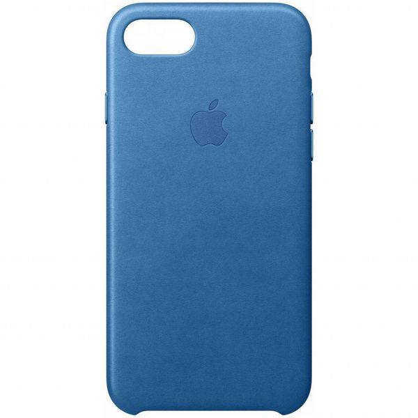 Apple Leather Backcover iPhone SE (2022 / 2020) / 8 / 7 - Sea Blue