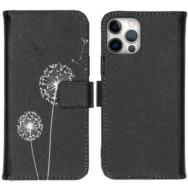 iMoshion Design Softcase Bookcase iPhone 12 (Pro) - Dandelion